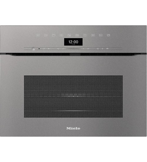 美诺miele嵌入式无把手紧凑型烤箱H 7440 BMX带微波功能